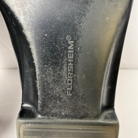 Florsheim Loafers Mens 11.5 D Black Leather Dress Shoes Classic Preppy Timeless - Picture 9 of 9